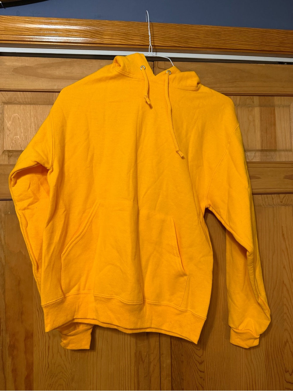 Jerzees Light Gold Hooded Pullover Sweatshirt